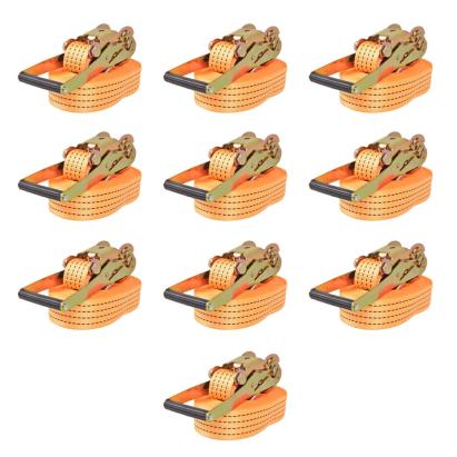 Chingi fixare cu clichet, 10 buc, 2 tone, 8m x 50mm, portocaliu GartenMobel Dekor