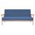 Canapea cu 3 locuri, albastru, material textil GartenMobel Dekor