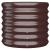 Jardinieră grădină maro 40x40x36 cm oțel vopsit electrostatic GartenMobel Dekor