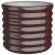 Jardinieră grădină maro 40x40x36 cm oțel vopsit electrostatic GartenMobel Dekor