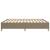 Cadru de pat, gri taupe, 180 x 200 cm, material textil GartenMobel Dekor