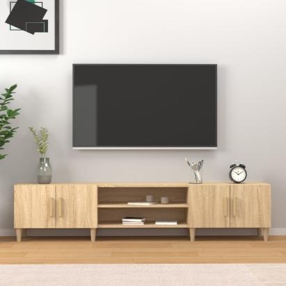 Comodă TV, stejar sonoma, 180x31,5x40 cm, lemn prelucrat GartenMobel Dekor