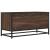 Dulap TV, stejar maro, 80x34,5x40 cm, lemn prelucrat și metal GartenMobel Dekor