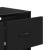 Dulap TV, negru, 60x31x39,5 cm, lemn prelucrat și metal GartenMobel Dekor
