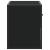 Dulap TV, negru, 60x31x39,5 cm, lemn prelucrat și metal GartenMobel Dekor
