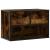 Dulap TV, stejar fumuriu, 60x31x39,5 cm lemn și metal GartenMobel Dekor