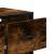 Dulap TV, stejar fumuriu, 60x31x39,5 cm lemn și metal GartenMobel Dekor