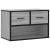 Dulap TV, gri sonoma, 60x31x39,5 cm, lemn prelucrat și metal GartenMobel Dekor
