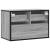 Dulap TV, gri sonoma, 60x31x39,5 cm, lemn prelucrat și metal GartenMobel Dekor