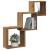 Rafturi cub perete stejar artizanal 68x15x68 cm, lemn prelucrat GartenMobel Dekor