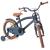 Bicicleta 16 inch, cool boy, cadru otel 26 cm, frana v-brake, suport frontal, 2 roti ajutatoare, far, bleumarin MultiMark GlobalProd