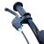Bicicleta 16 inch, roti ajutatoare, cadru otel 23 cm, ghidon reglabil, frane fata v-brake, albastru/portocaliu MultiMark GlobalProd