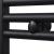 Radiator port-prosop încălzire centrală baie, drept, negru, 480x480 mm GartenMobel Dekor