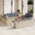 Set canapele de grădină, 13 piese, cu perne, bej, poliratan GartenMobel Dekor