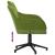 Scaun de birou pivotant, verde deschis, catifea GartenMobel Dekor