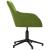 Scaun de birou pivotant, verde deschis, catifea GartenMobel Dekor