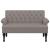 Bancă cu spătar, gri taupe, 120x62x75,5 cm, textil GartenMobel Dekor