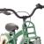 Bicicleta copii, 12 inch, roti ajutatoare detasabile, frane v-brake, scaun si ghidon reglabile, verde MultiMark GlobalProd