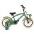 Bicicleta copii, 12 inch, roti ajutatoare detasabile, frane v-brake, scaun si ghidon reglabile, verde MultiMark GlobalProd