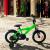 Bicicleta 14 inch, roti ajutatoare detasabile, cadru otel 21.5 cm, manere cauciucate, ghidon/sa reglabile, verde MultiMark GlobalProd