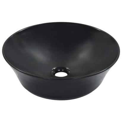 Chiuvetă de baie, negru, 41x12,5 cm, ceramică GartenMobel Dekor