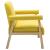 Canapea cu 2 locuri, galben, material textil GartenMobel Dekor