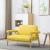 Canapea cu 2 locuri, galben, material textil GartenMobel Dekor