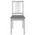 Set mobilier de bucătărie, 3 piese, gri, MDF GartenMobel Dekor
