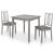 Set mobilier de bucătărie, 3 piese, gri, MDF GartenMobel Dekor