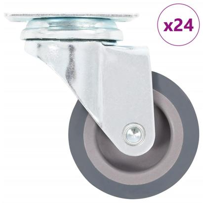 Roți pivotante, 24 buc., 50 mm GartenMobel Dekor