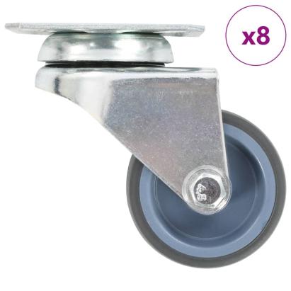 Roți pivotante duble, 8 buc., 50 mm GartenMobel Dekor