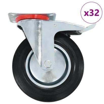 Roți pivotante, 32 buc., 200 mm GartenMobel Dekor