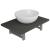 Set mobilier de baie, 2 piese, gri, ceramică GartenMobel Dekor