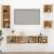 Set dulap TV, 5 piese, stejar sonoma, lemn prelucrat GartenMobel Dekor