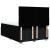 Pat box spring cu saltea, negru, 160x200 cm, textil GartenMobel Dekor