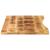 Blat birou cu decupaj curbat 120x60x2,5 cm lemn masiv mango GartenMobel Dekor
