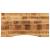 Blat birou cu decupaj curbat 120x60x2,5 cm lemn masiv mango GartenMobel Dekor