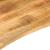 Blat birou cu decupaj curbat 120x60x2,5 cm lemn masiv mango GartenMobel Dekor
