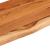 Raft perete 70x20x2,5 cm dreptunghiular lemn acacia margine vie GartenMobel Dekor