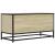 Dulap TV, stejar sonoma, 80x34,5x40 cm, lemn prelucrat și metal GartenMobel Dekor