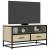 Dulap TV, stejar sonoma, 80x34,5x40 cm, lemn prelucrat și metal GartenMobel Dekor