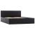 Cadru pat hidraulic, depozitare, negru 140 x 200 cm, piele eco GartenMobel Dekor