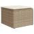 Set canapele de grădină, 8 piese, cu perne, bej, poliratan GartenMobel Dekor