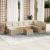 Set canapele de grădină, 9 piese, cu perne, bej, poliratan GartenMobel Dekor