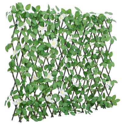 Spalier cu iederă artificială, extensibil, verde, 186x30 cm GartenMobel Dekor