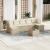Set canapele de grădină, 8 piese, cu perne, bej, poliratan GartenMobel Dekor