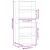Bibliotecă, stejar sonoma, 80x30x189 cm, lemn prelucrat GartenMobel Dekor