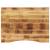 Blat birou cu decupaj curbat 100x80x2,5cm lemn masiv mango brut GartenMobel Dekor