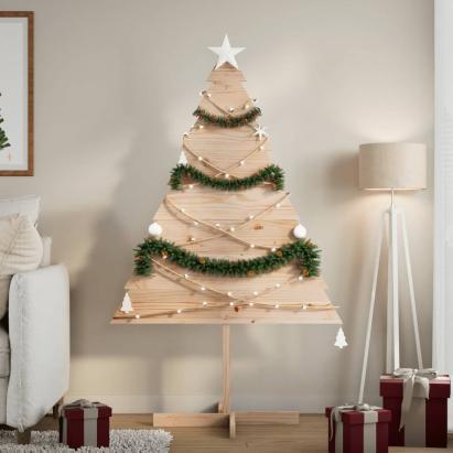 Brad de Crăciun decorativ, 150 cm, lemn masiv GartenMobel Dekor