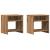 Noptiere, 2 buc., stejar artizanal, 40x30x40 cm, lemn prelucrat GartenMobel Dekor